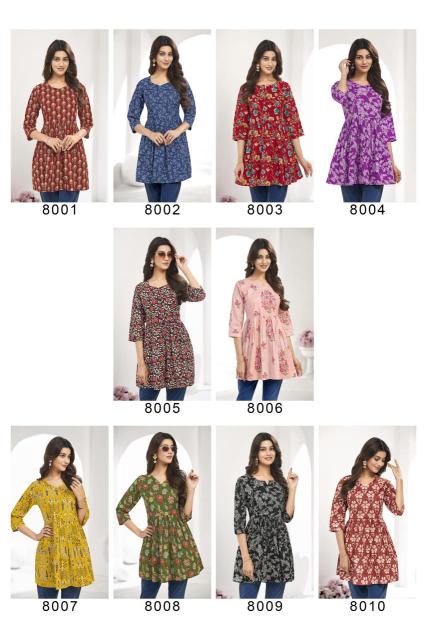 Laado zara vol-8 short top kurtis wholesale suppliers in online